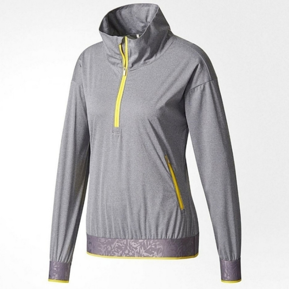 Adidas Climastorm Half- Zip Golf Windbreaker Jacket Medium